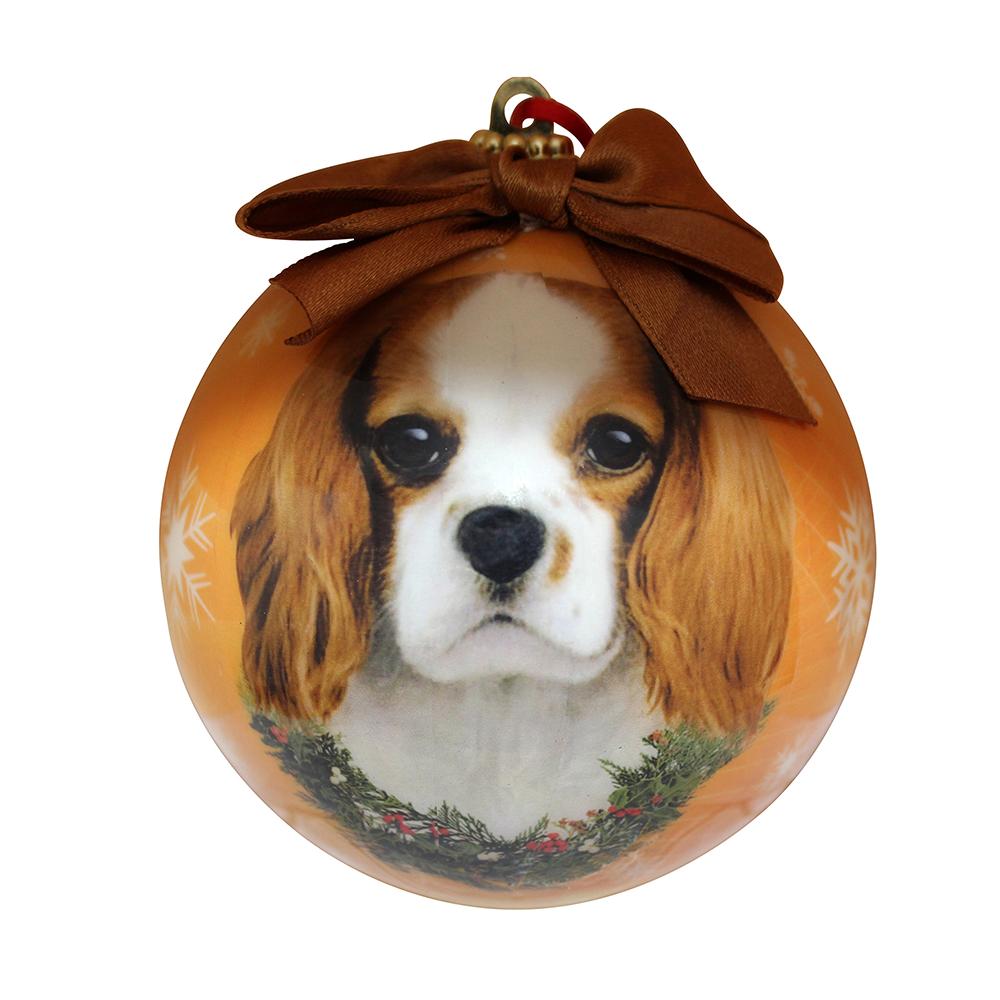 E&S Imports Shatterproof Animal Ornament King Charles 