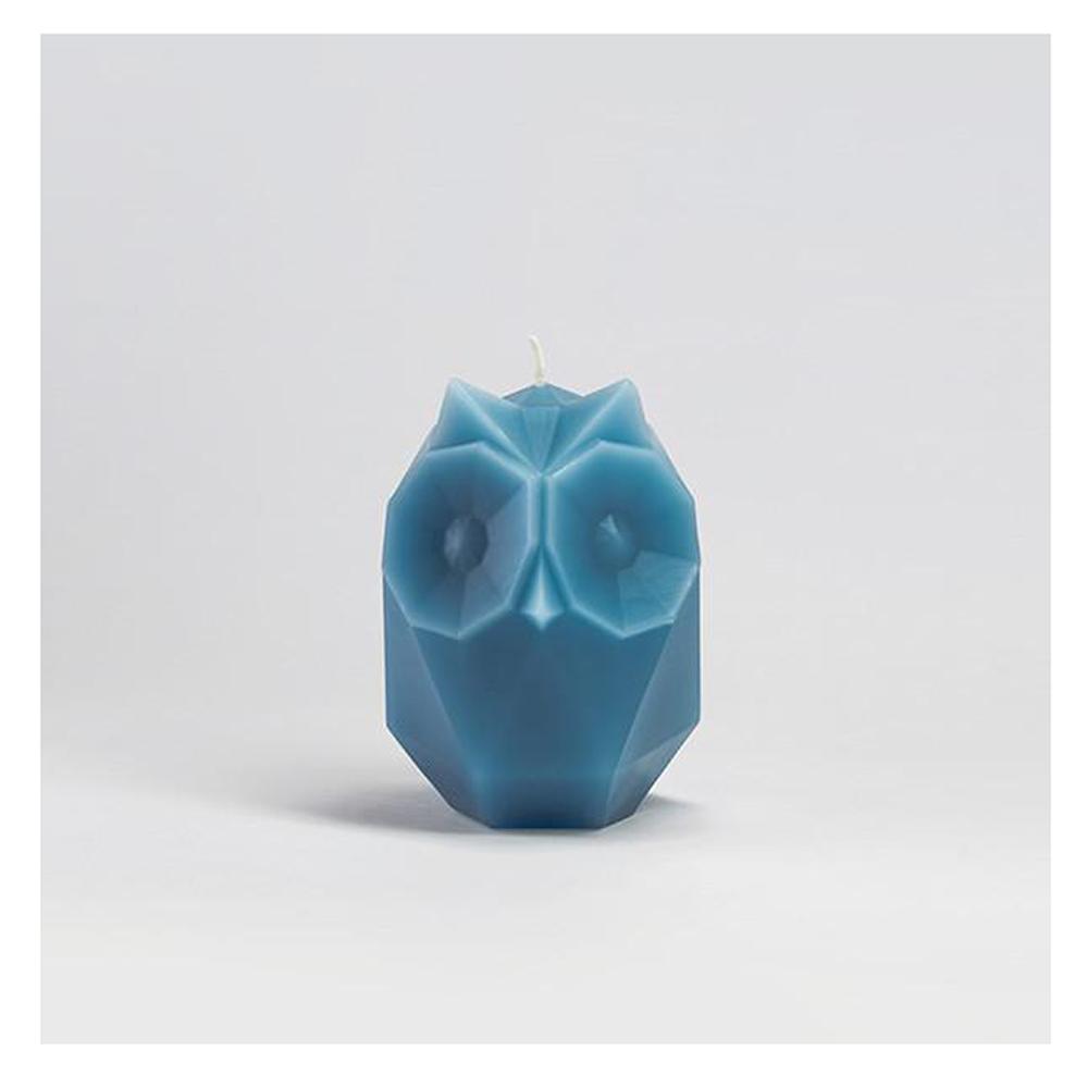 Pyro Pet Candle Ulga Blue Paraffin Wax Candle with Skeleton