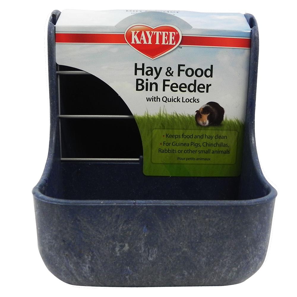 Kaytee Hay and Food Small Animal Bin Feeder