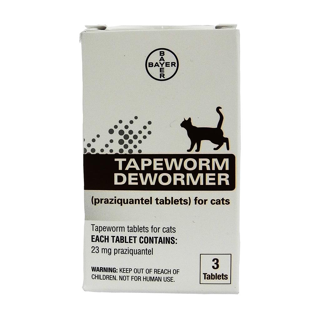 Bayer Tape Worm Tabs Cat 3 count 23 mg