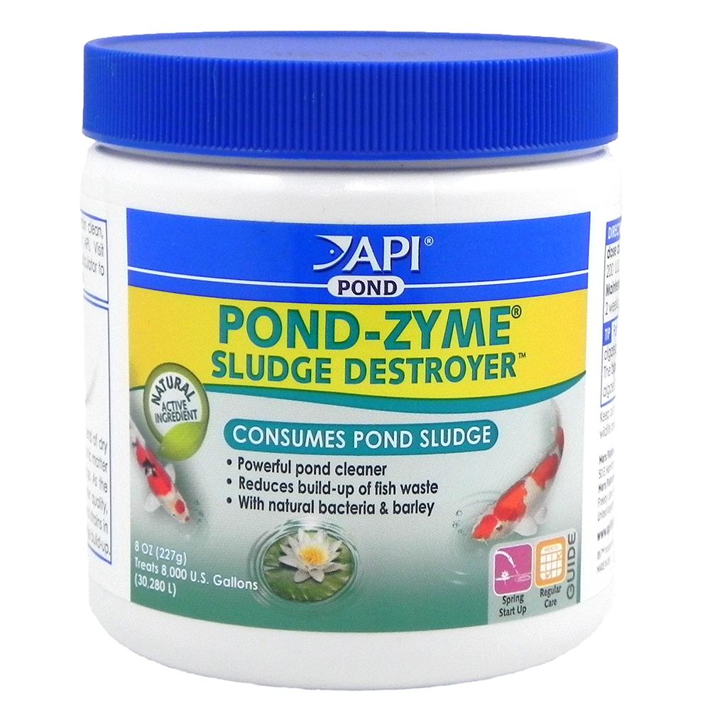 API Pond Zyme Sludge Destroyer and Cleaner 8oz.