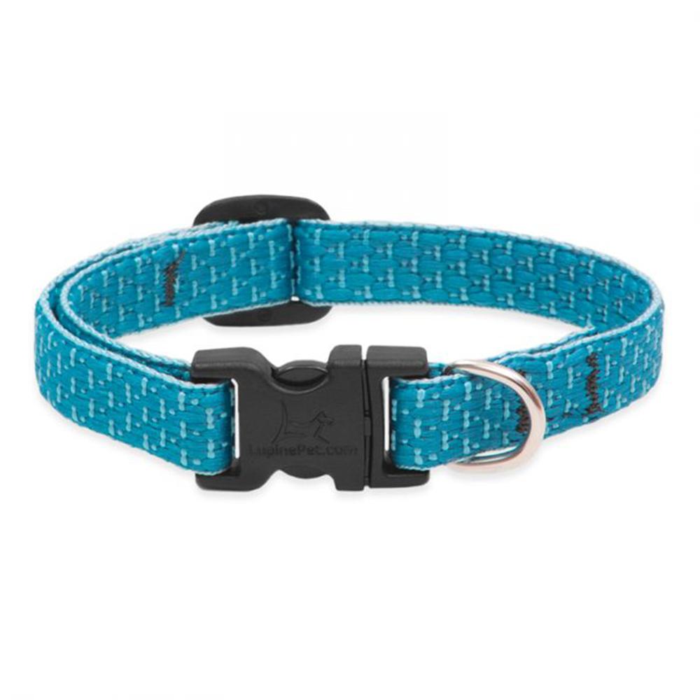 Lupine Nylon Dog Collar Adjustable Eco Tropical Sea 8-12 1/2