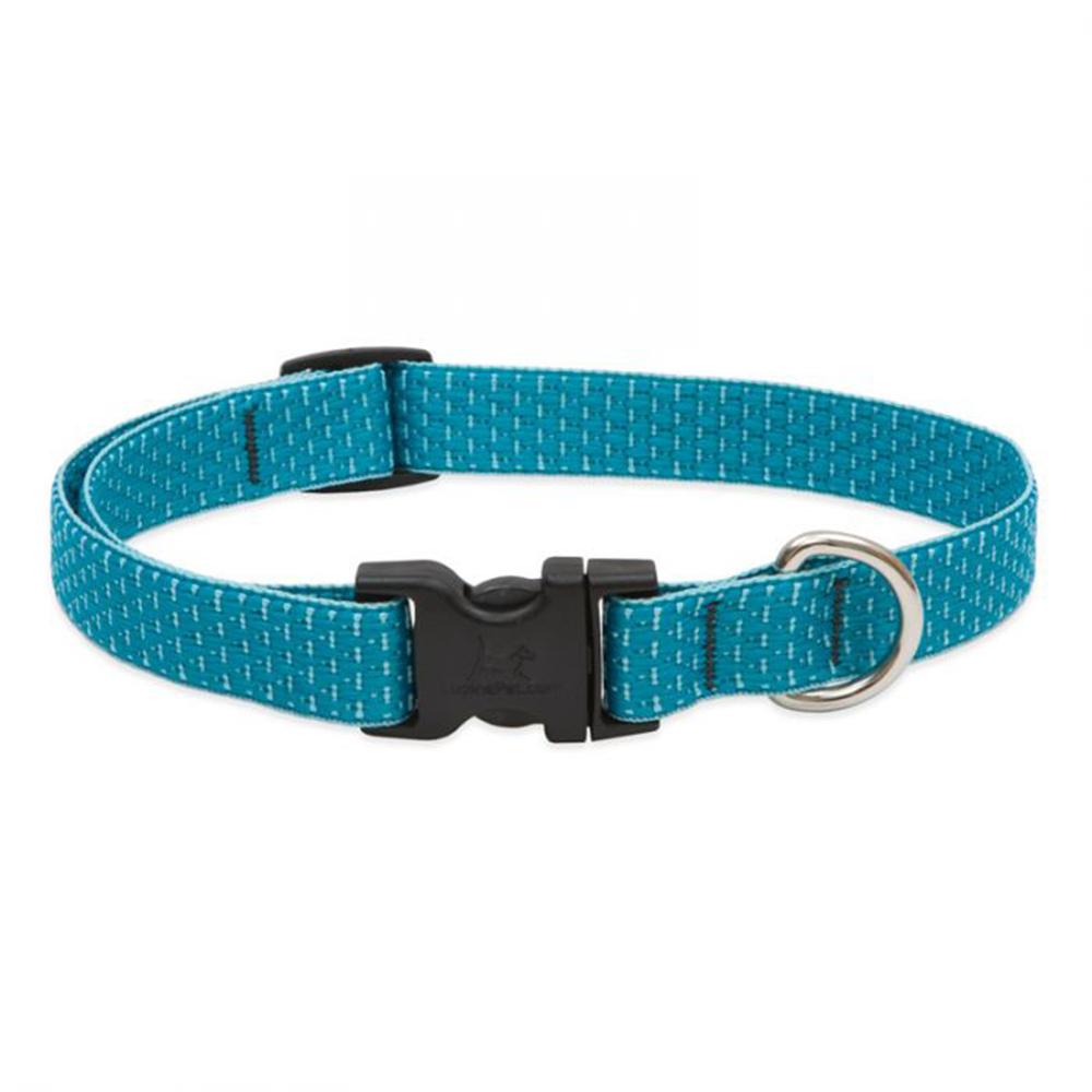 Lupine Nylon Dog Collar Adjustable Eco Tropical Sea 13-22
