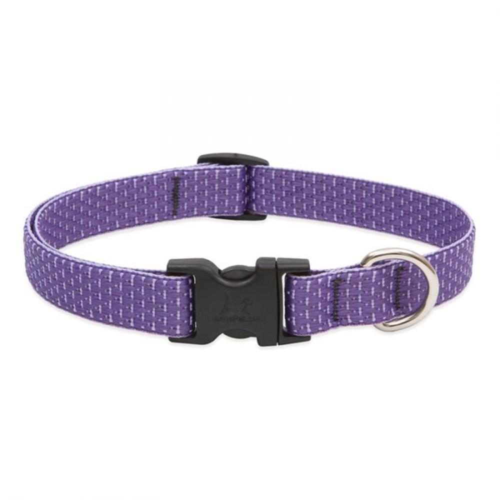Lupine Nylon Dog Collar Adjustable Eco Lilac 9-14