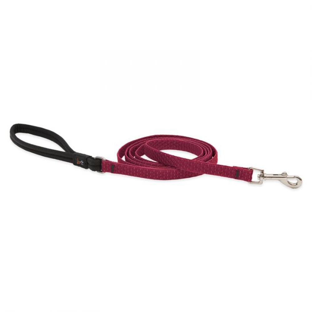 Lupine Dog Leash 6-foot x 1/2-inch Eco Berry