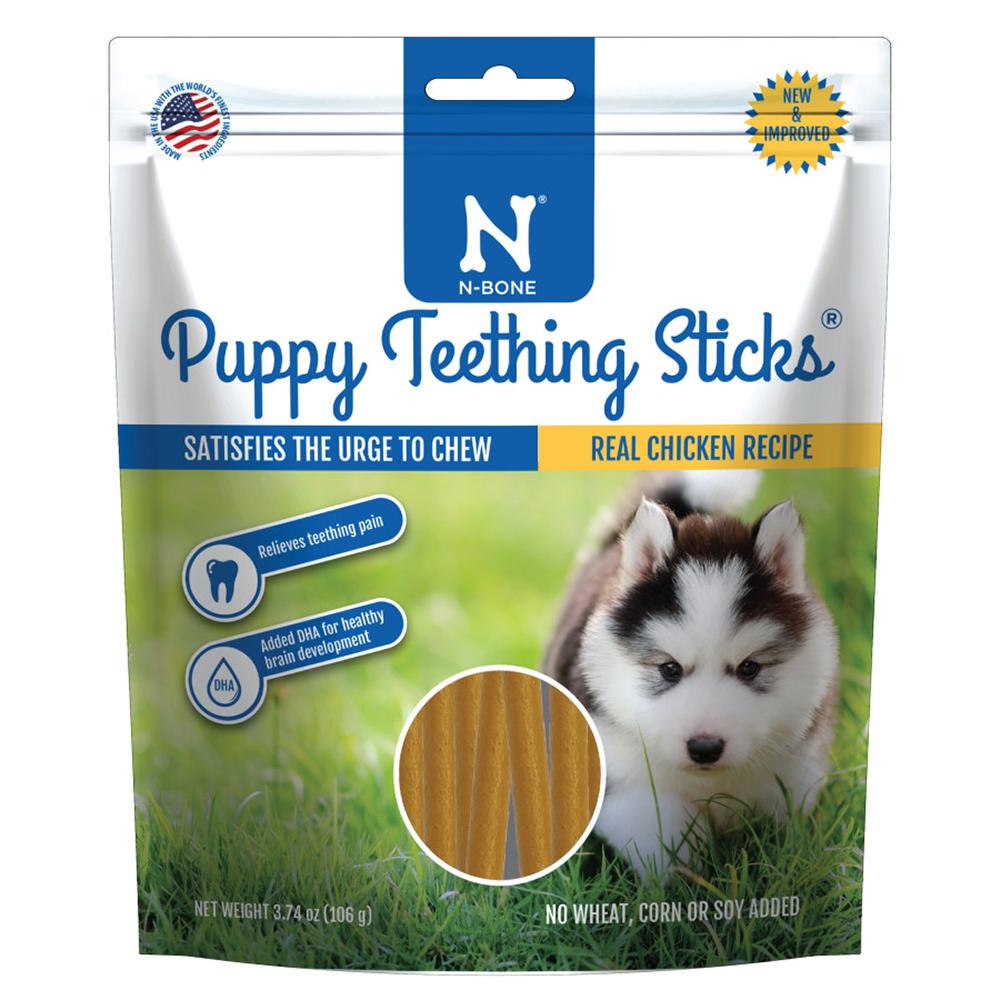 N-Bone Puppy Teething Treats Chicken 3.7oz