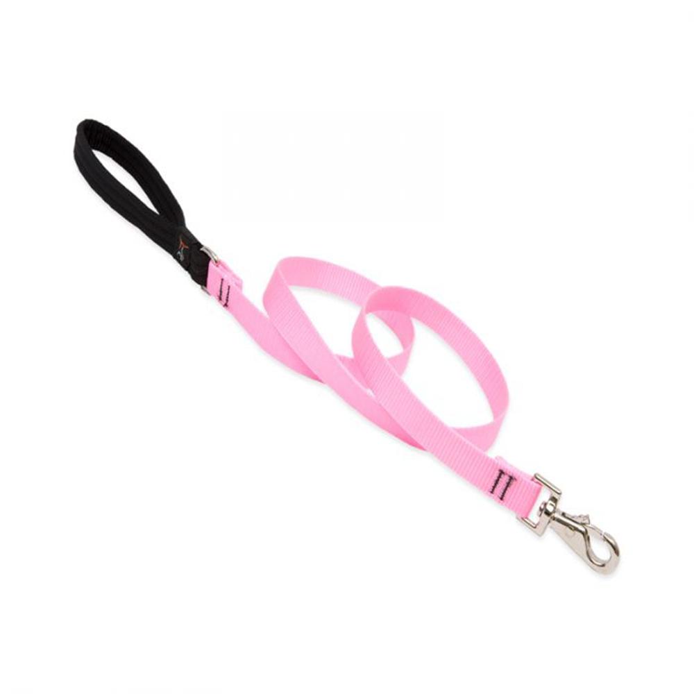 Lupine Dog Leash 4-foot x 3/4-inch Pink
