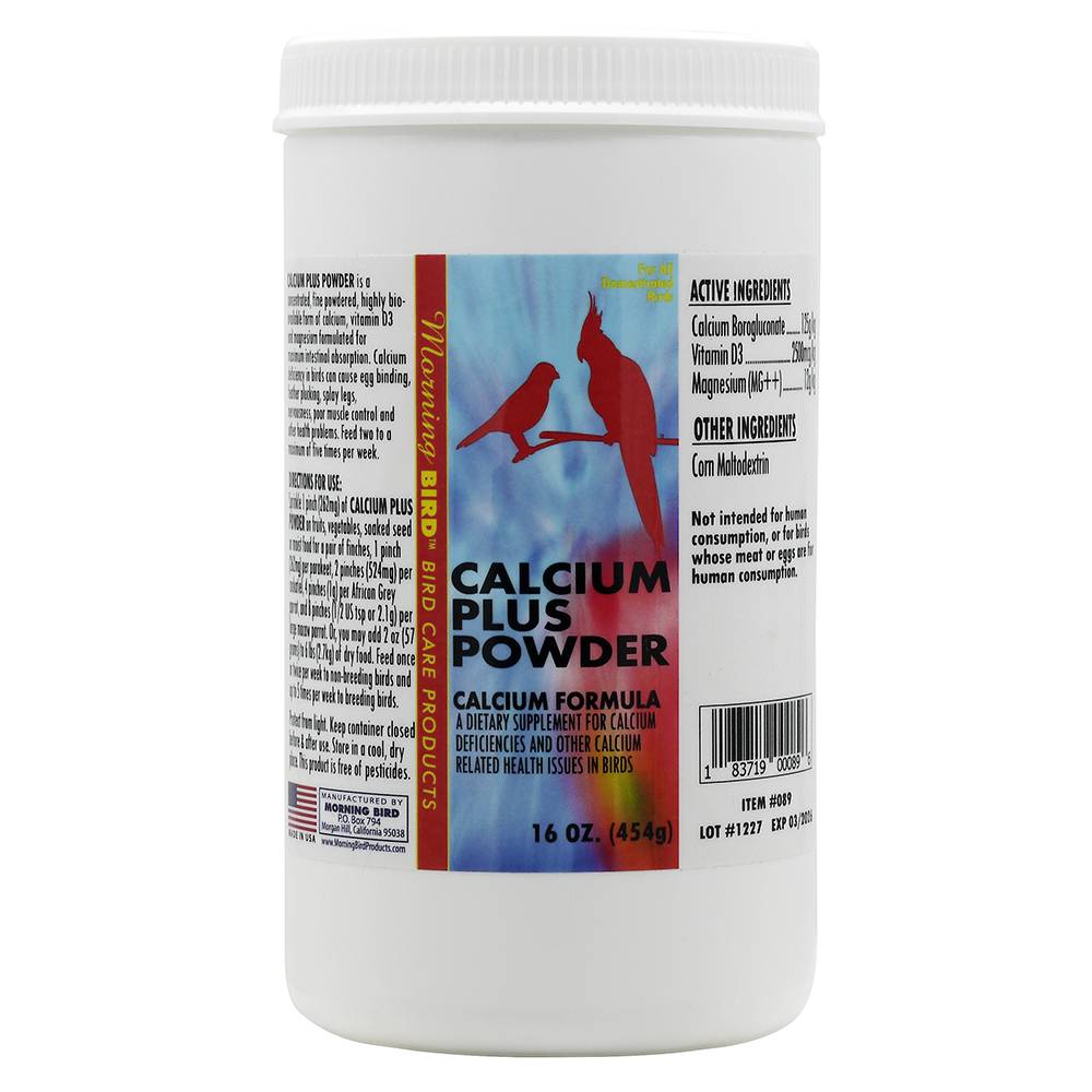 Morning Bird Calcium/Magnesium Powdered Supplement 16 oz