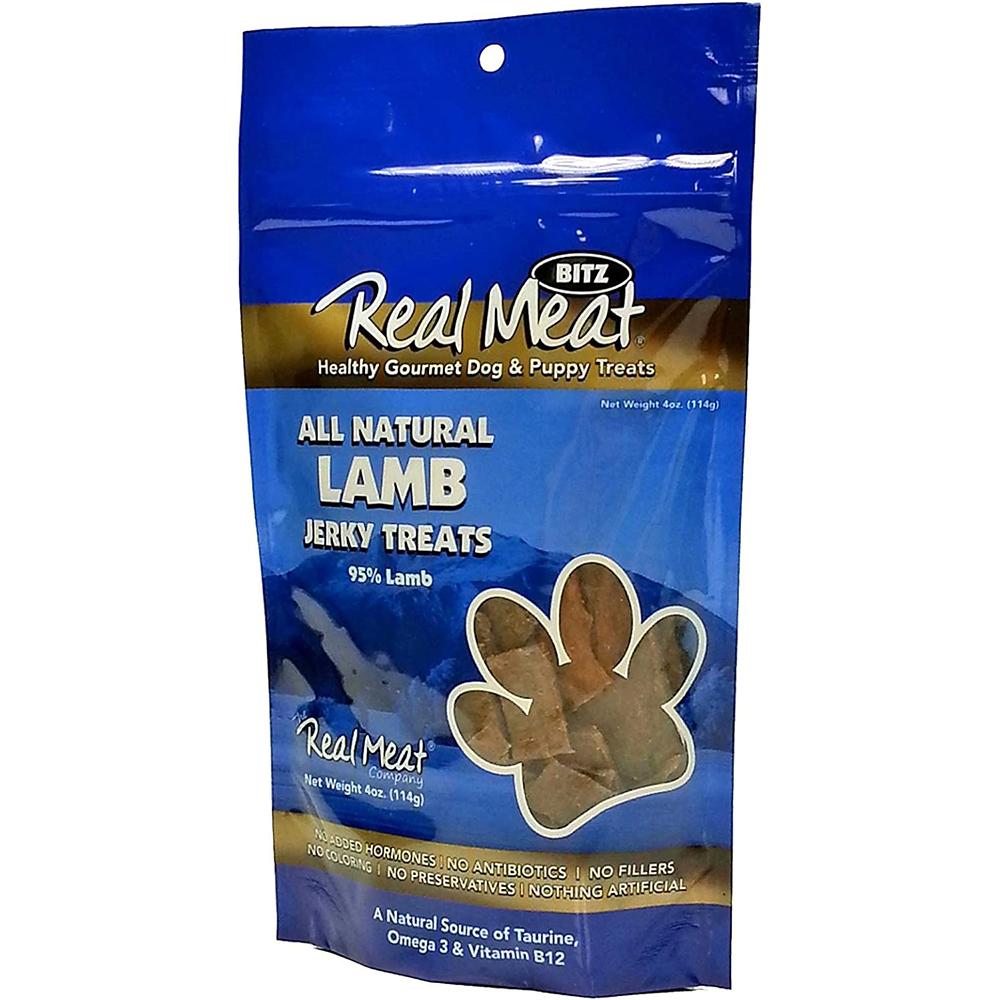 Real Meat All Natural Lamb Dog Jerky Treats 4oz.