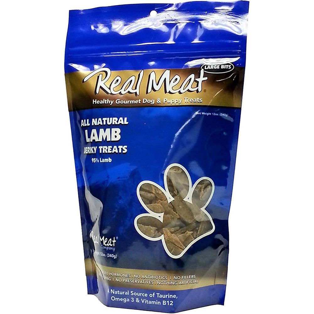 Real Meat All Natural Lamb Dog Jerky Treats 12oz.