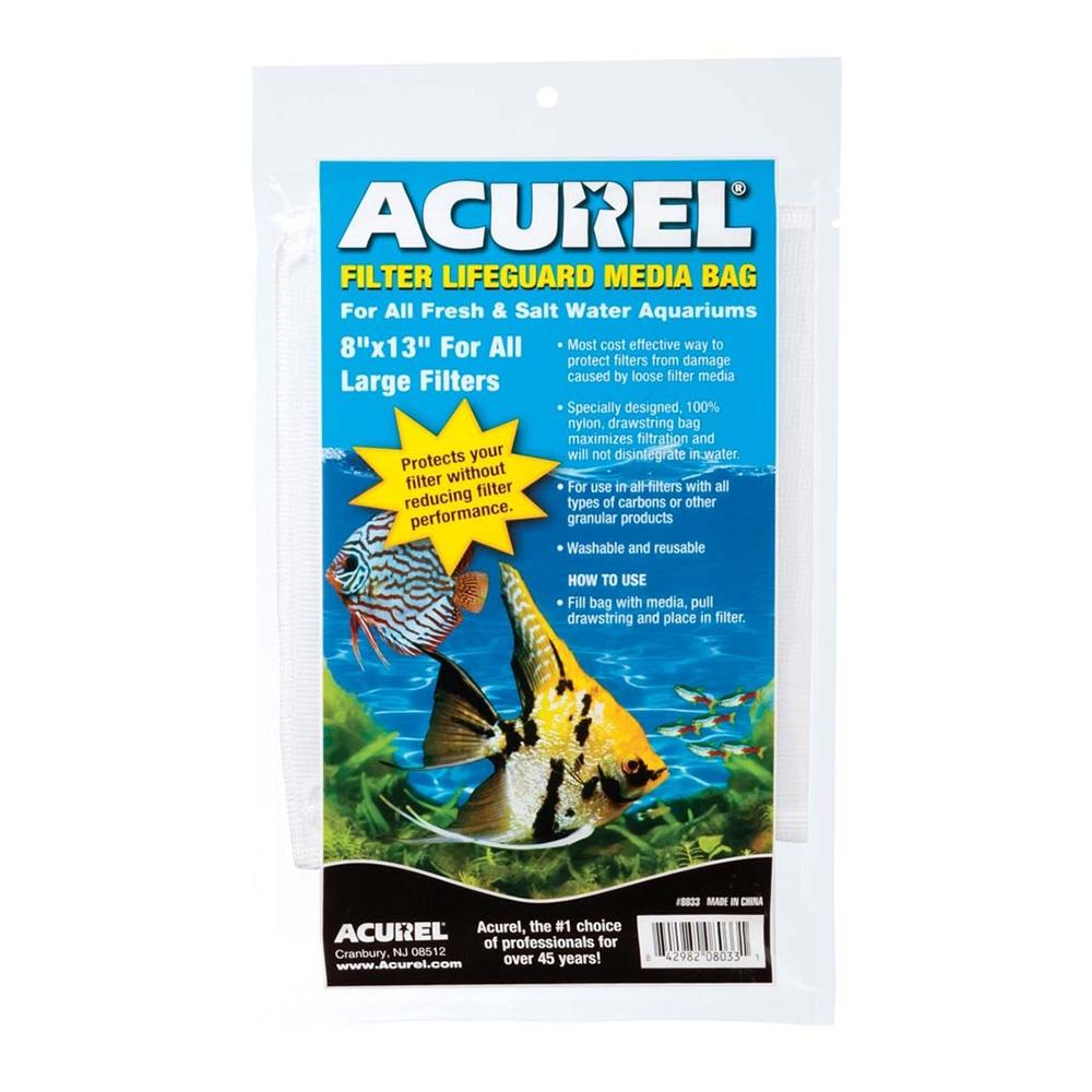 Acurel Mesh Aquarium Filter Saver Bag Large 8 x 13-inch