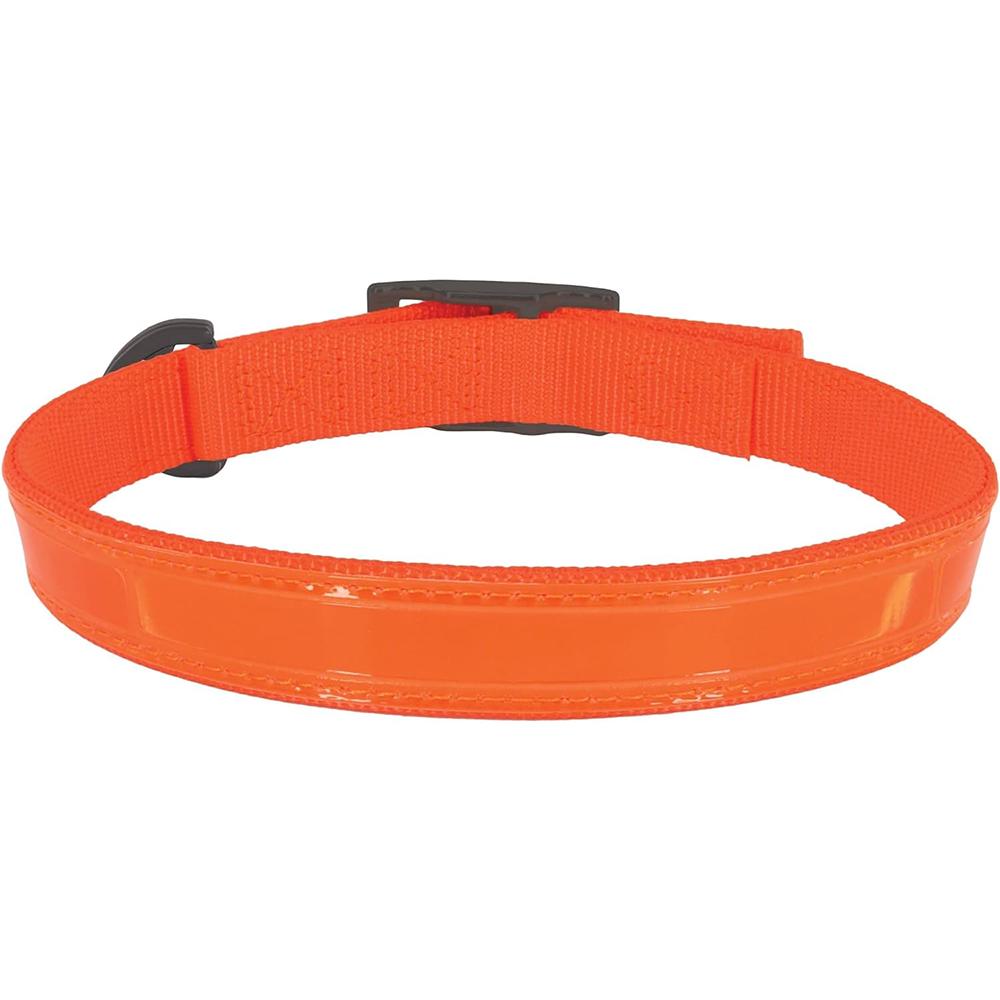 Dog Collar Reflective Orange 22 in