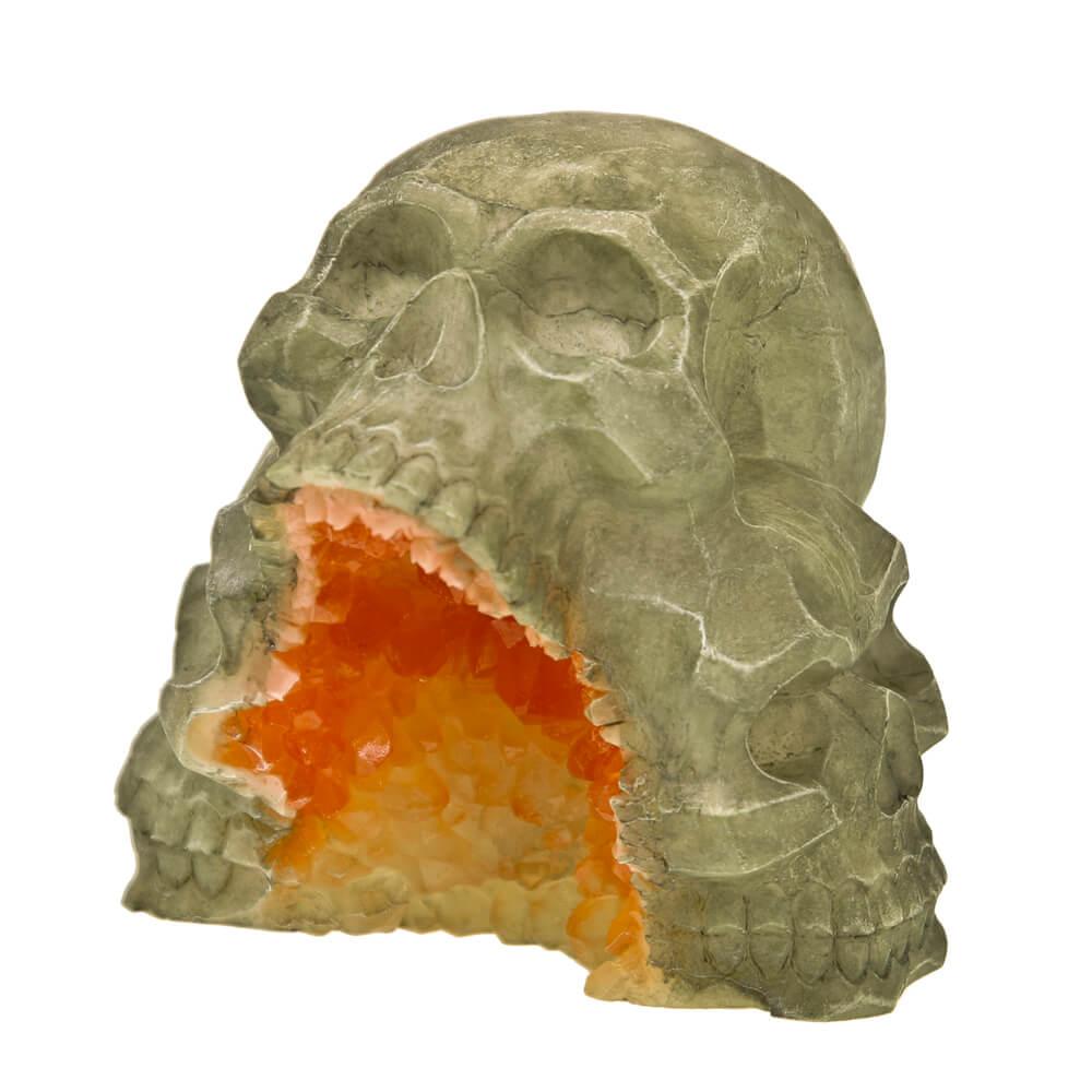 Exotic Environments Skull Mountain Geode Aquarium Ornament