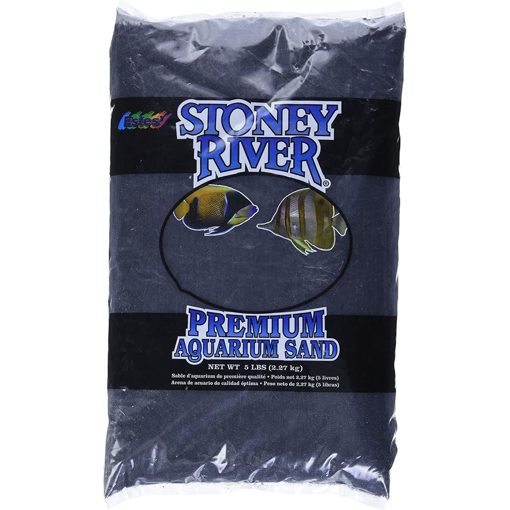 Stoney River Marine Black Aquarium Sand