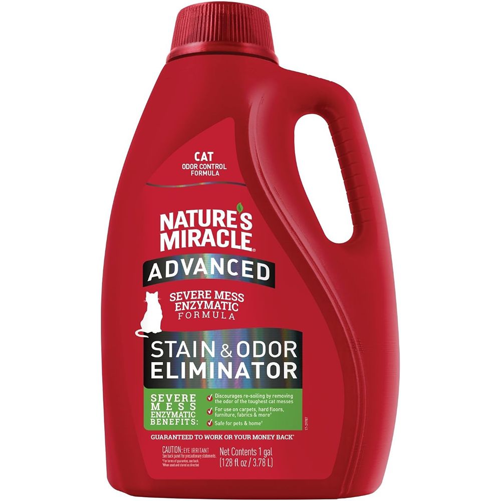 Natures Miracle Advanced Cat Stain and Odor Remover Gallon
