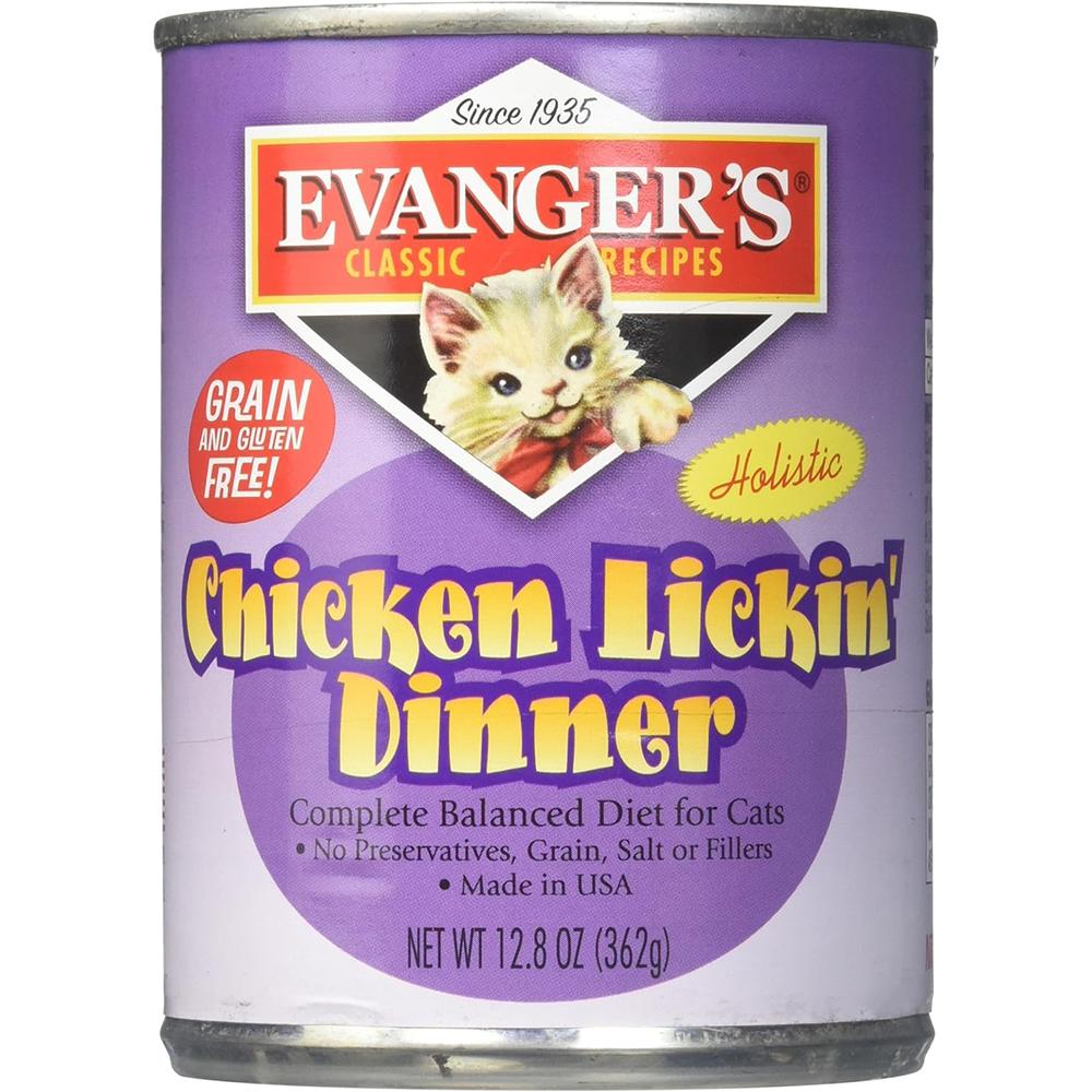 Evangers Chicken Lickin Canned Cat Food 12.8 oz