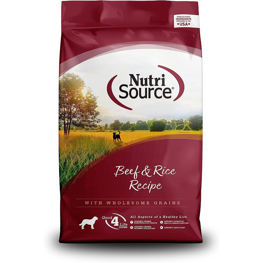 NutriSource Dog BeefRice 26Lb