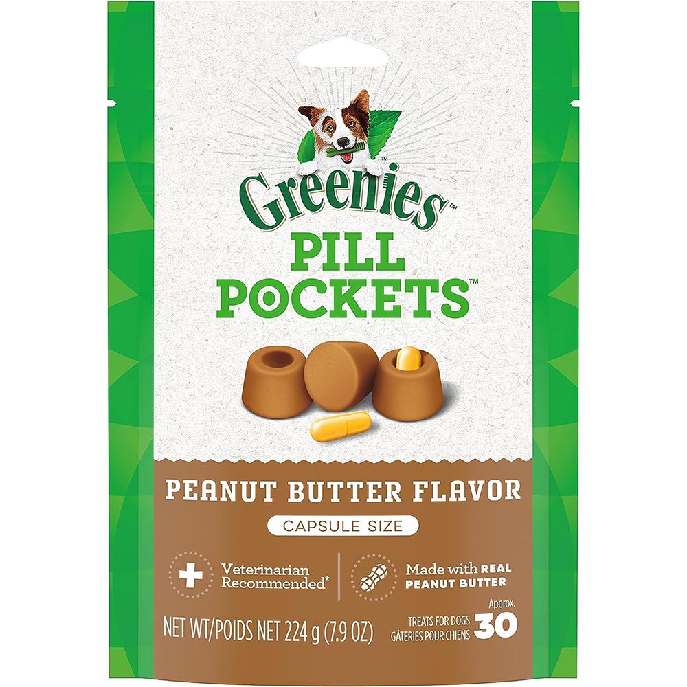 Pill Pockets Dog Medium Large 25 Count Duck and Pea