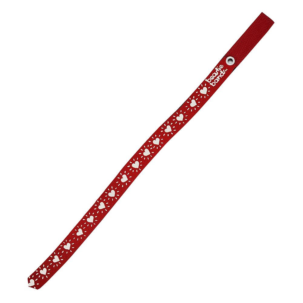 Beastie Band Cat Collar Hearts Red Background