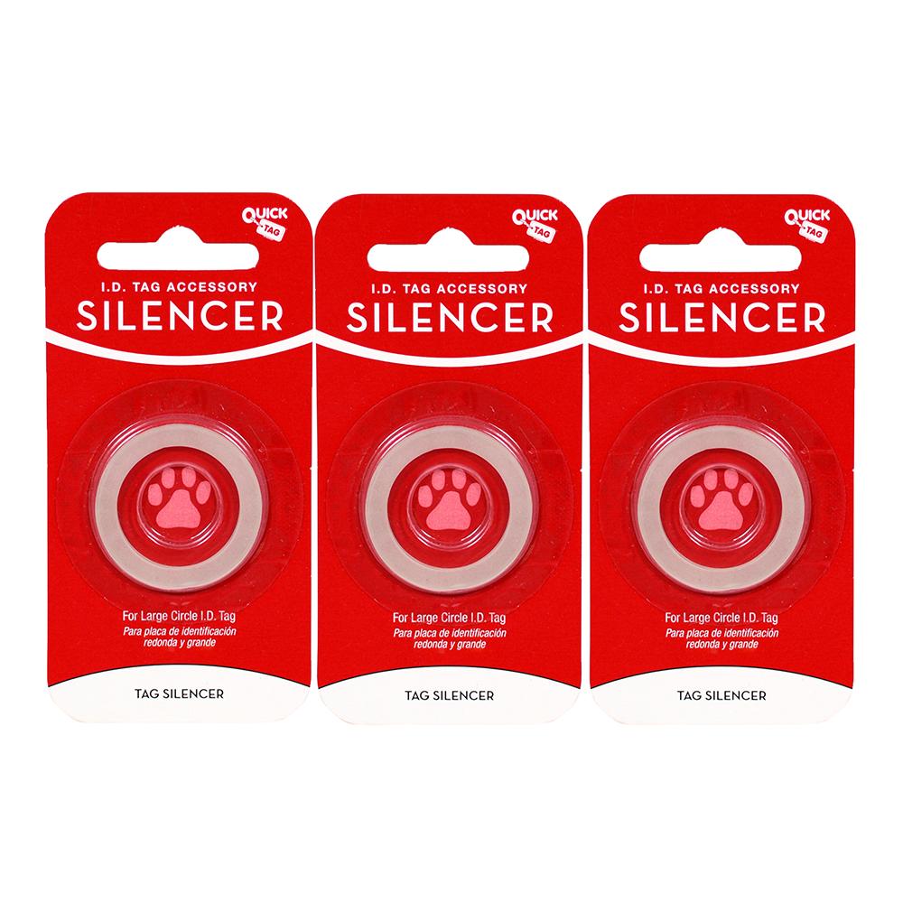 Circle ID Tag Silencer Large 3 Pack