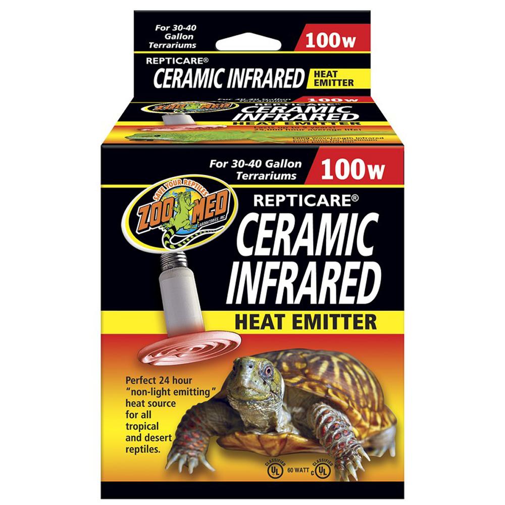 ReptiCare Ceramic Infrared Heat Emitter 100w for Terrariums