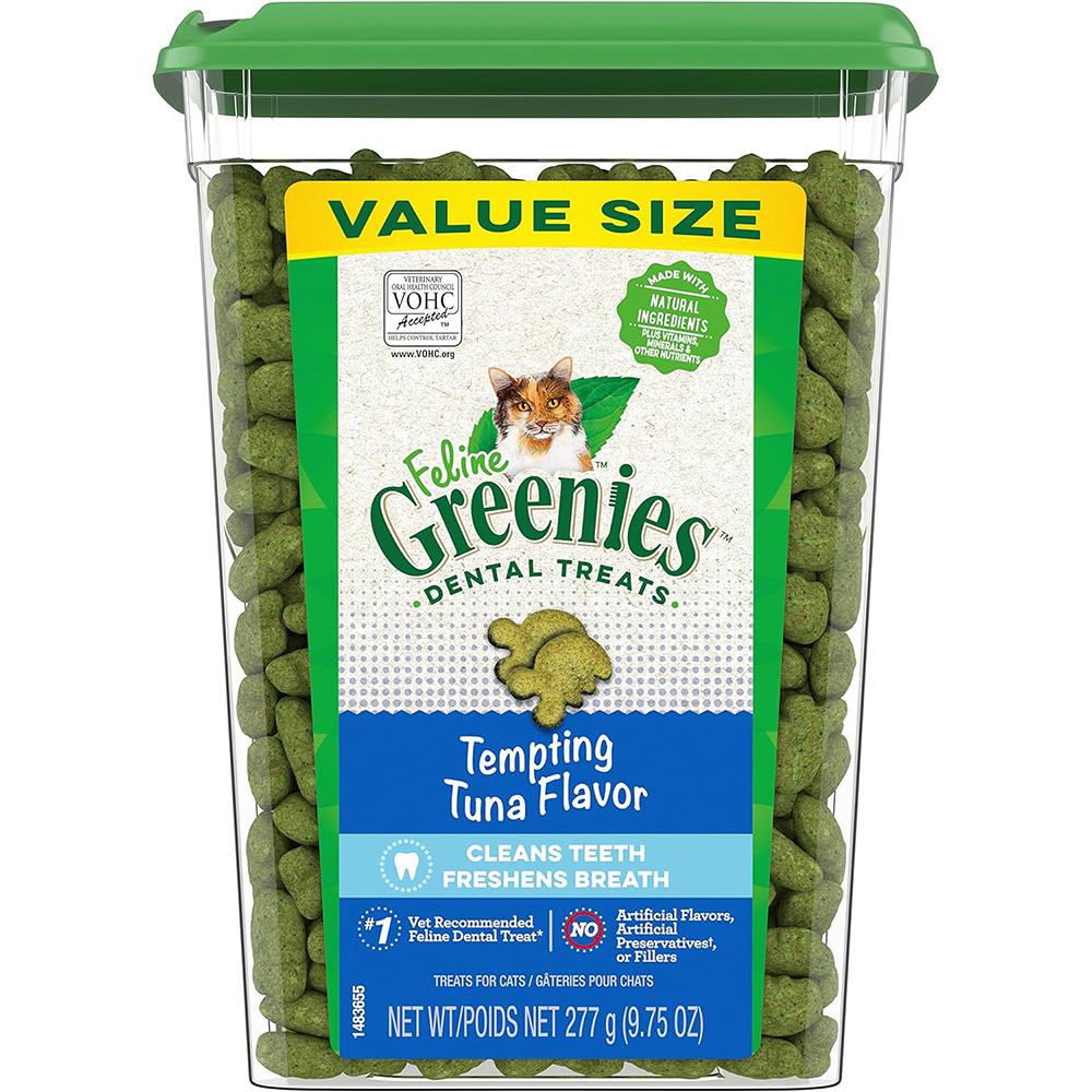 Feline Greenies Tempting Tuna Dental Treats For Cats 9.7oz