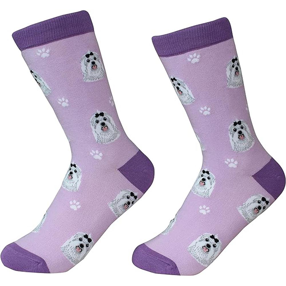 Unisex Maltese Dog Socks