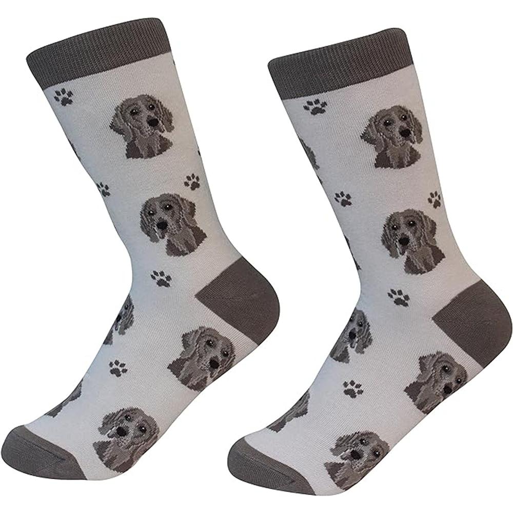 Unisex Weimaraner Dog Socks