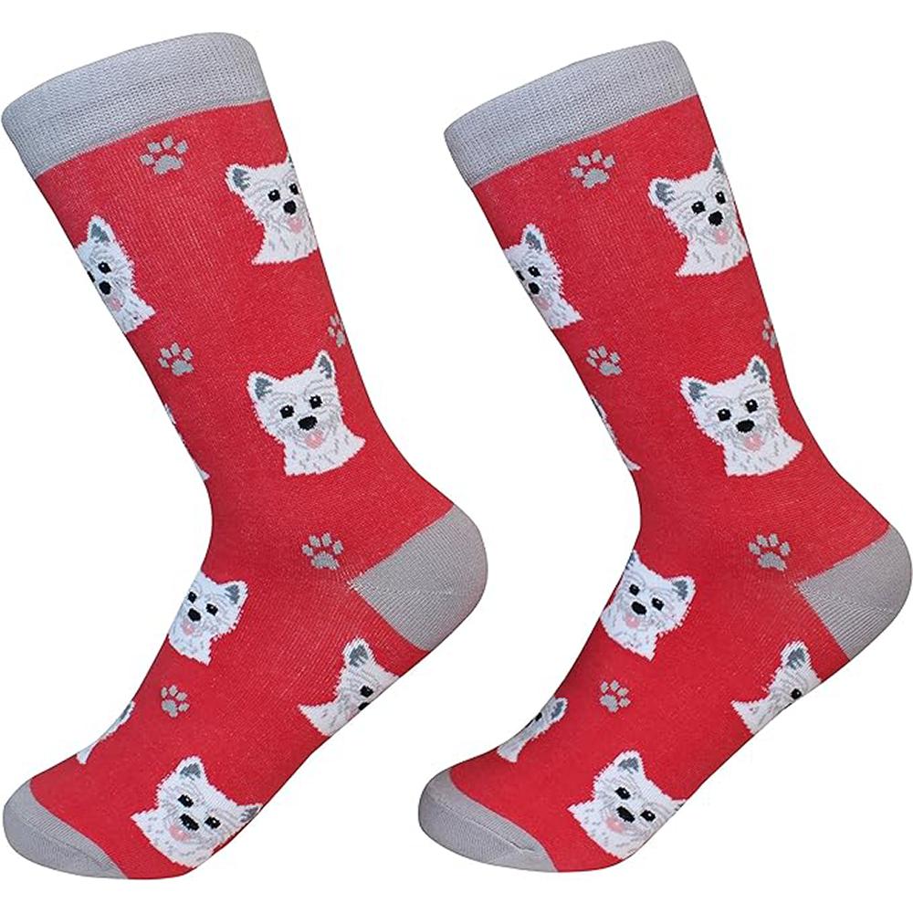 Unisex West Highland White Terrier Dog Socks