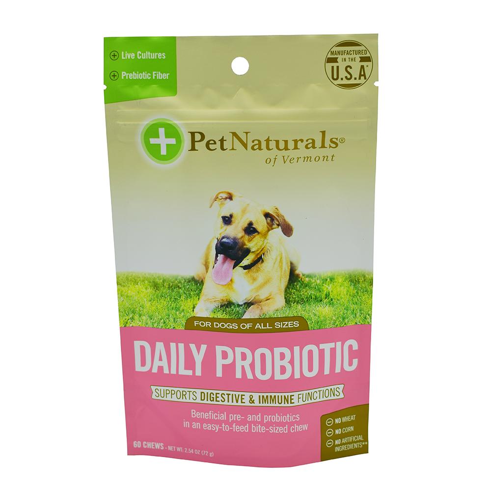 Pet Naturals of Vermont Daily Probiotic Chews 60ct for Dogs