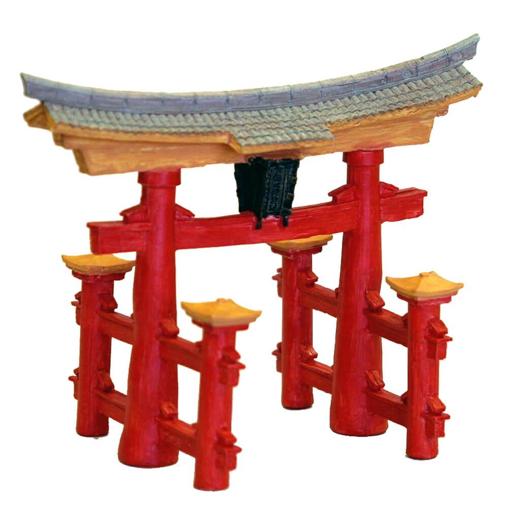 Japanese Tori Gate Resin Aquarium Ornament