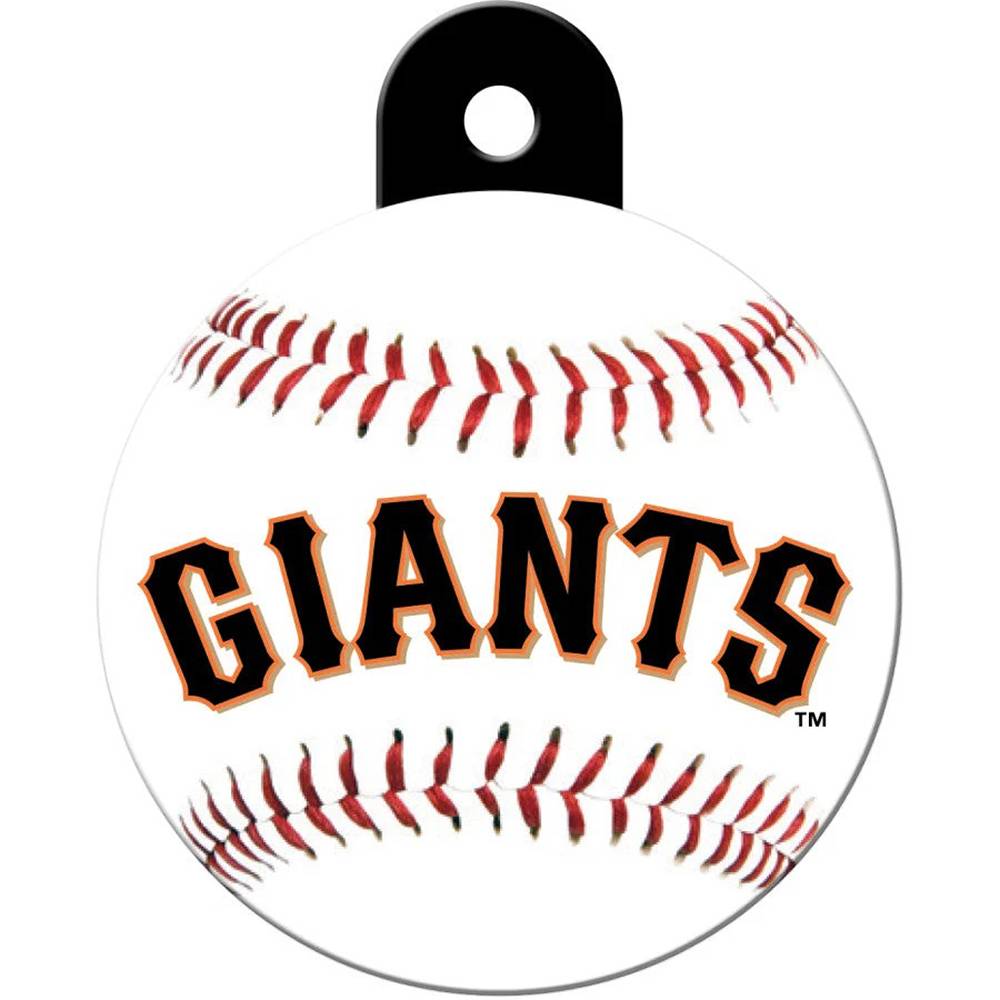 Engraved ID Tag Large Circle San Francisco Giants