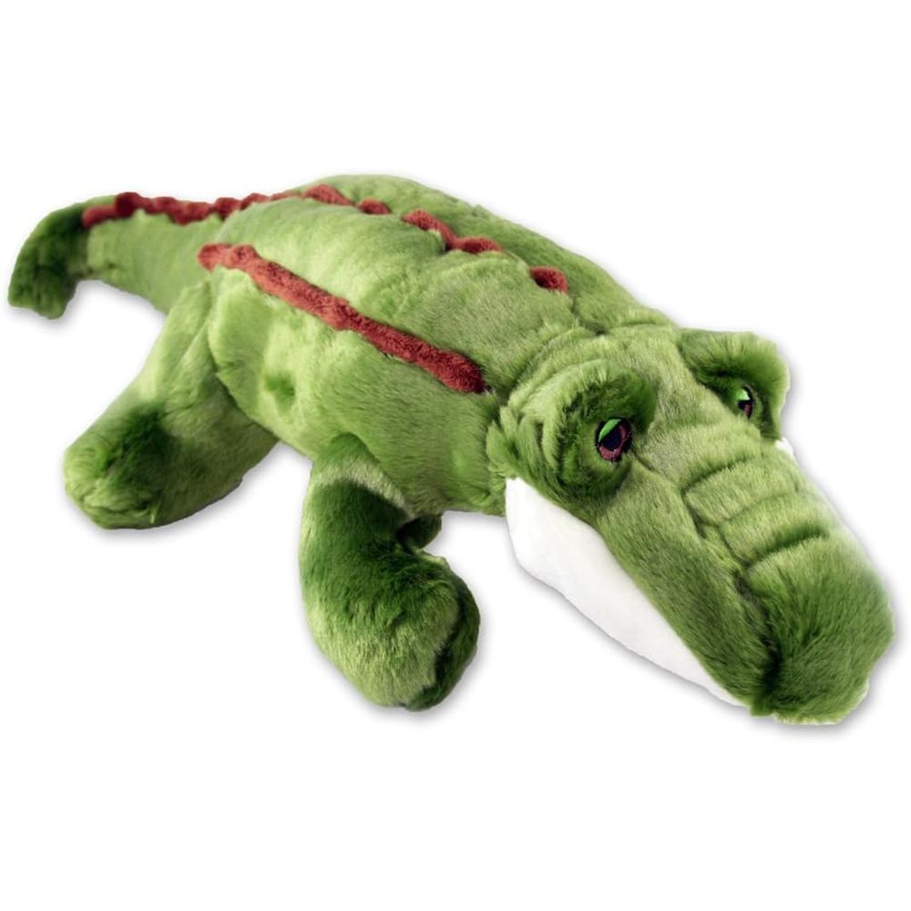 Fluff and Tuff Big Daddy Gator Plush Dog Toy