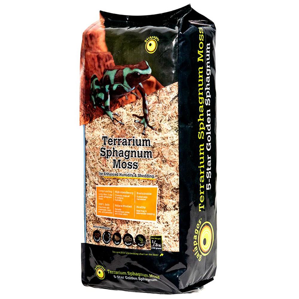 Galapagos Gold Sphagnum for Terrariums 150 Cubic Inches