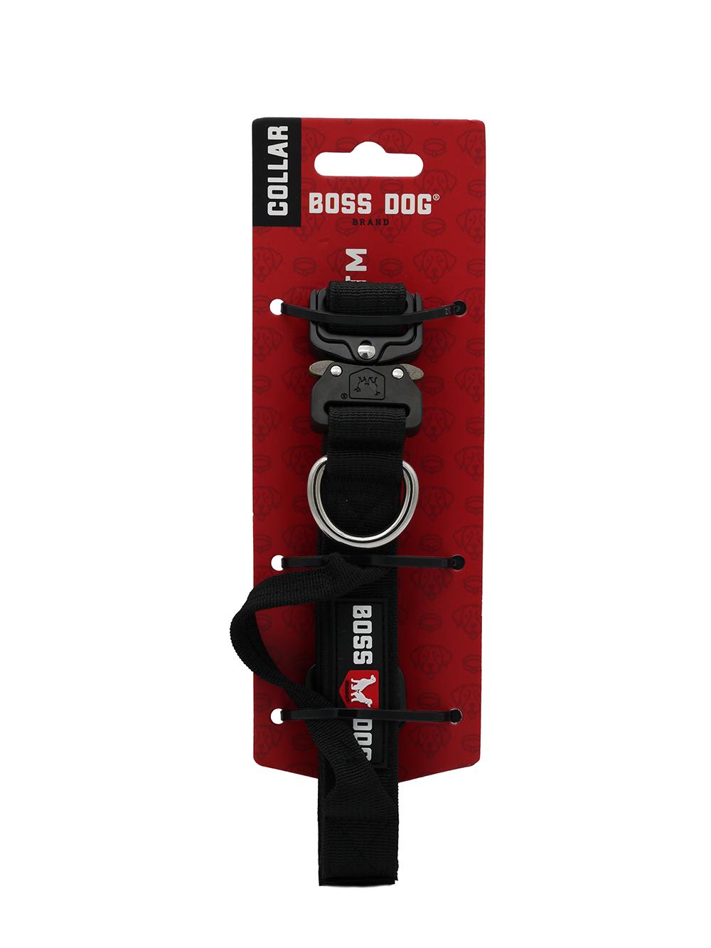 Boss Dog Tactical Collar Black 1.5-inch