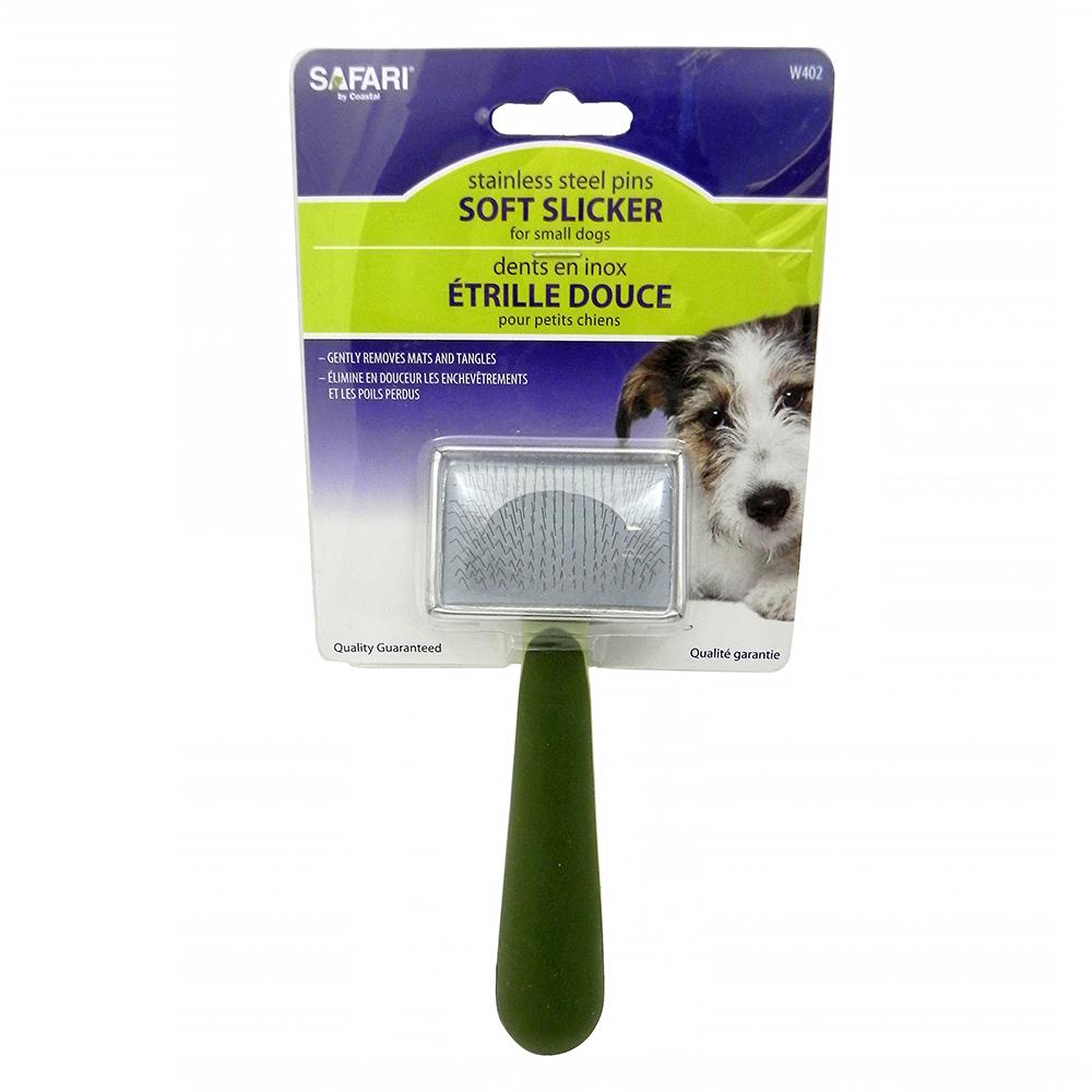 Slicker Grooming Brush Soft Medium for Cats and Puppies