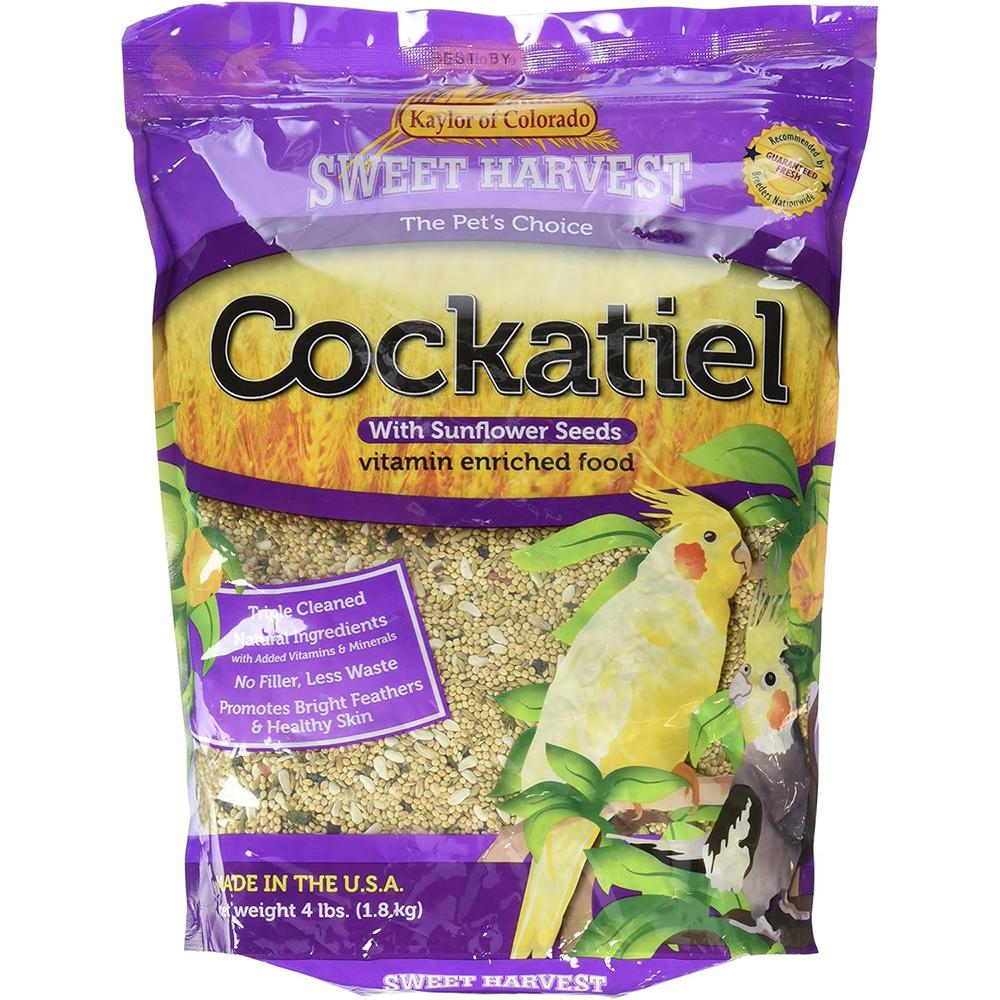 Sweet Harvest Cocaktiel With Sunflower 4 pound Bird Seed