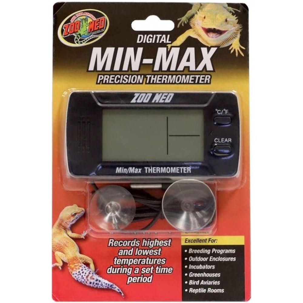 ZooMed MIN-MAX Precision Terrarium Thermometer