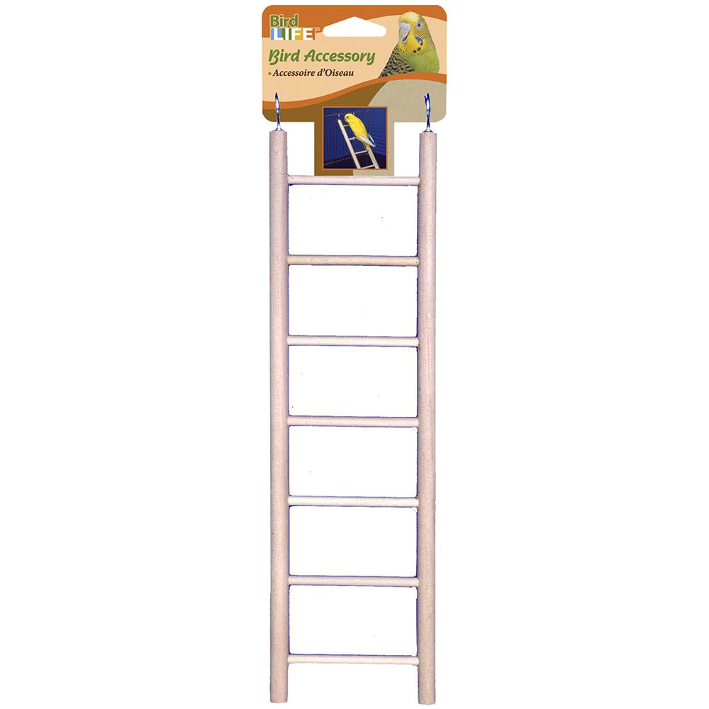 Bird Life 7 Step Wooden Bird Ladder