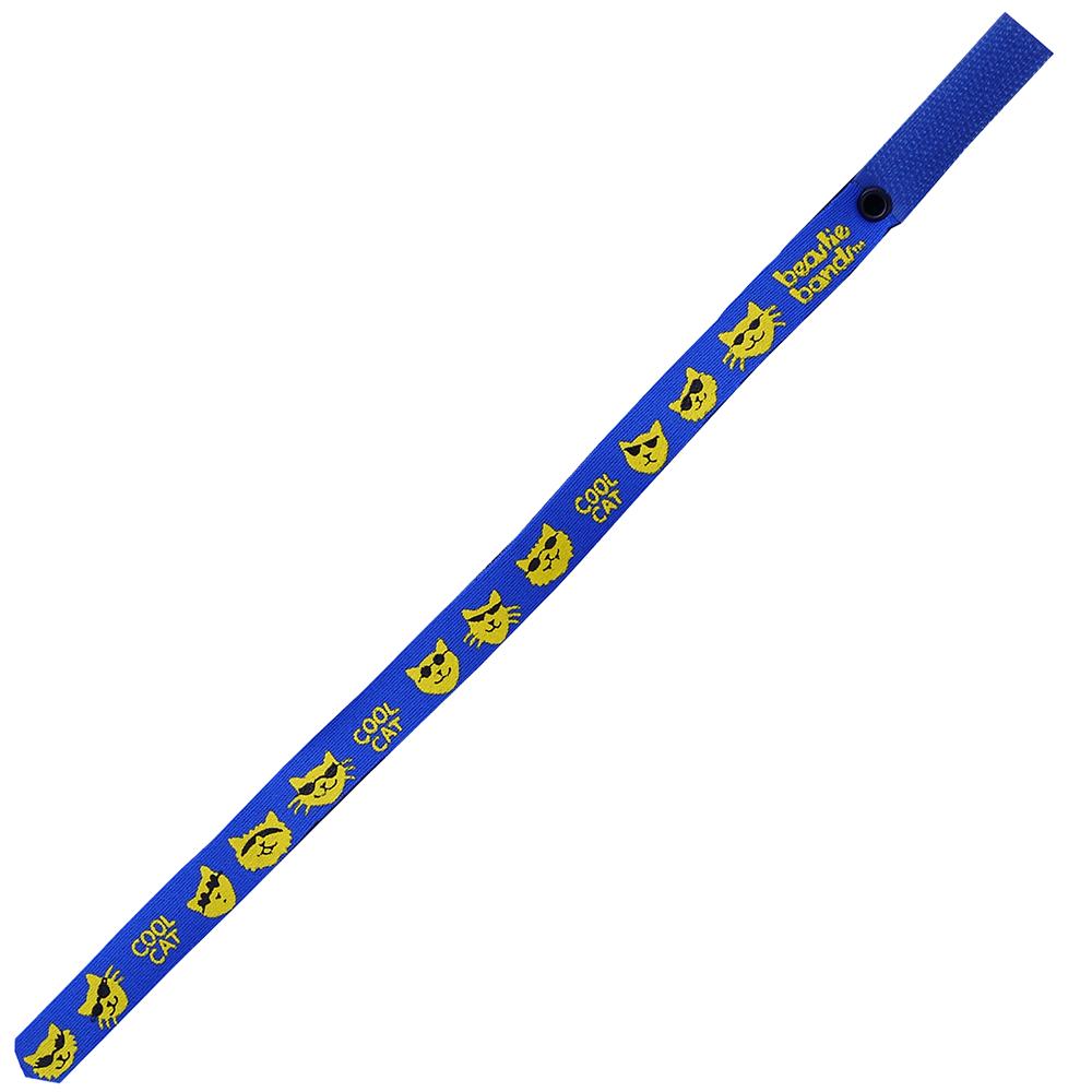 Beastie Band Cat Collar Cool Cat (Blue)