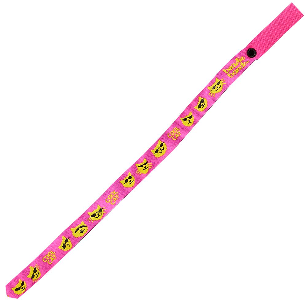 Beastie Band Cat Collar Cool Cat (Pink)