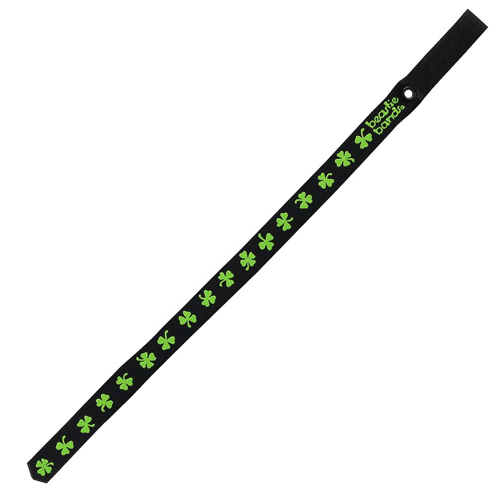 Beastie Band Cat Collar Shamrocks (Black)