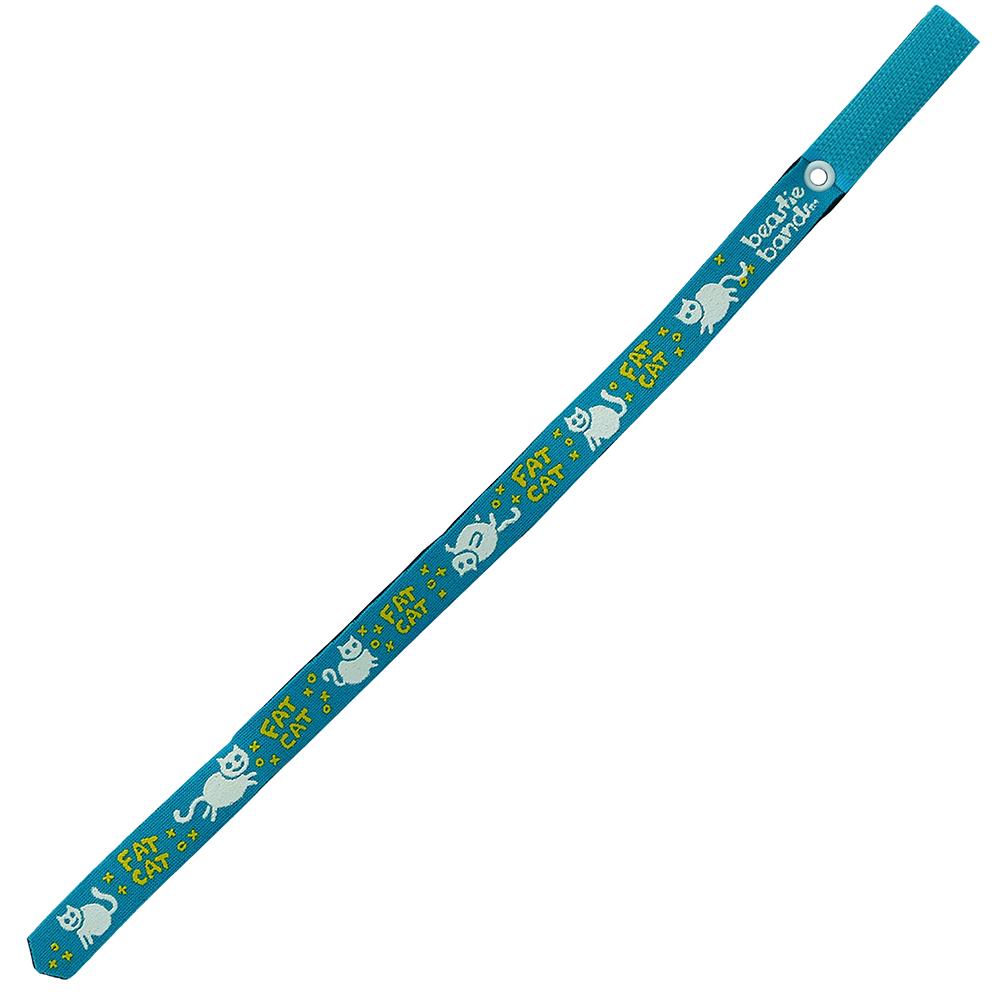 Beastie Band Cat Collar Fat Cat (Teal)