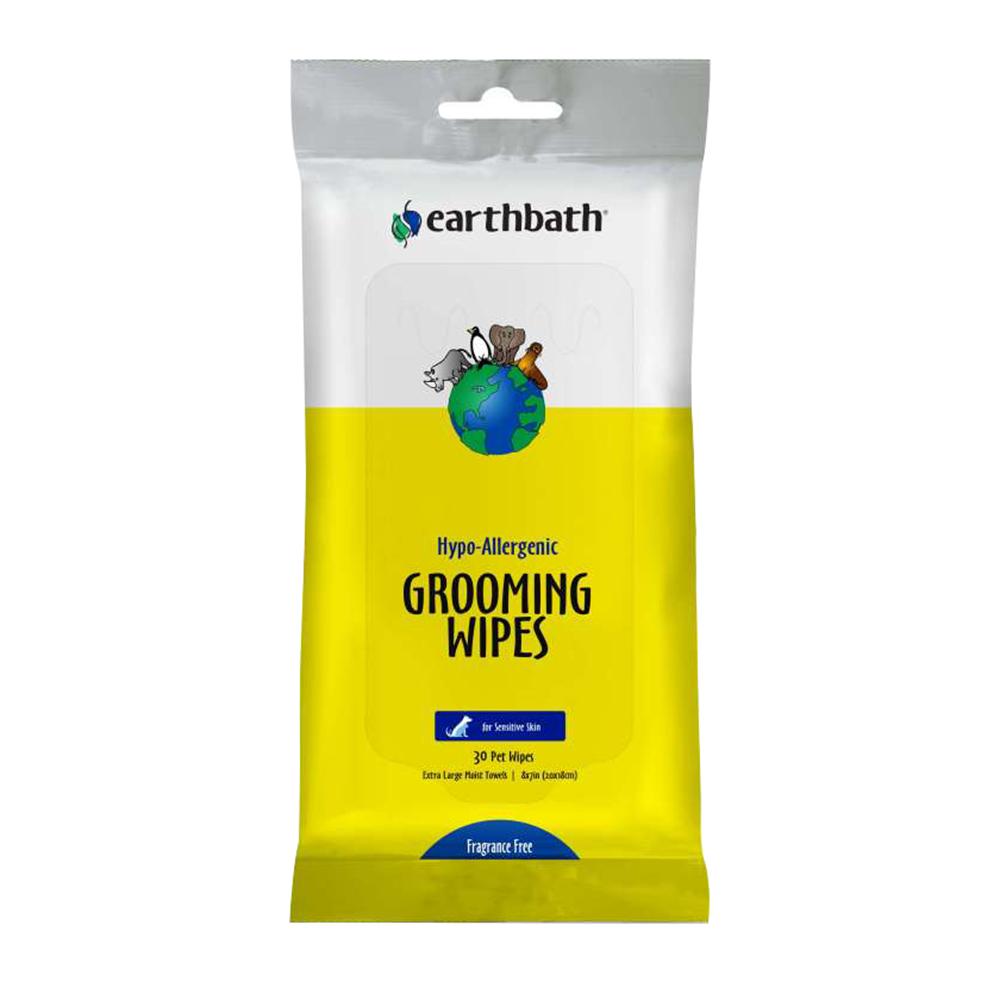 Earthbath Pet Travel Wipes Hypo-Allergenic 30pk