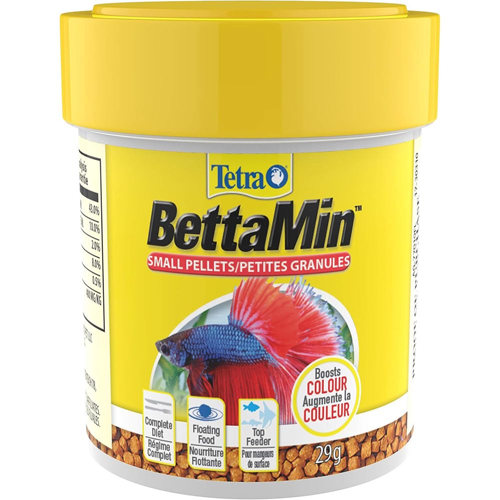 Tetra BettaMin Small Pellet Fish Food 1.02oz