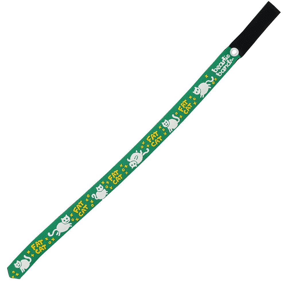 Beastie Band Cat Collar Fat Cat (Green)