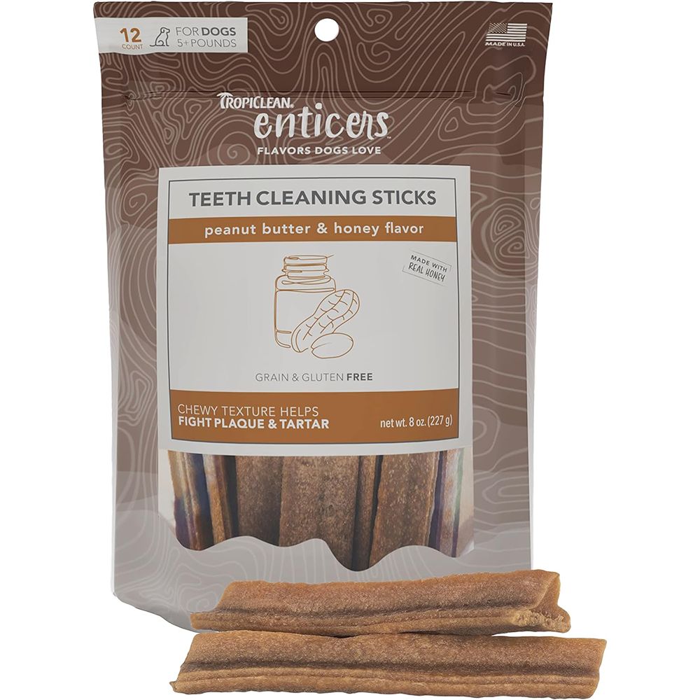 TropiClean Enticers Peanut Butter 12 count