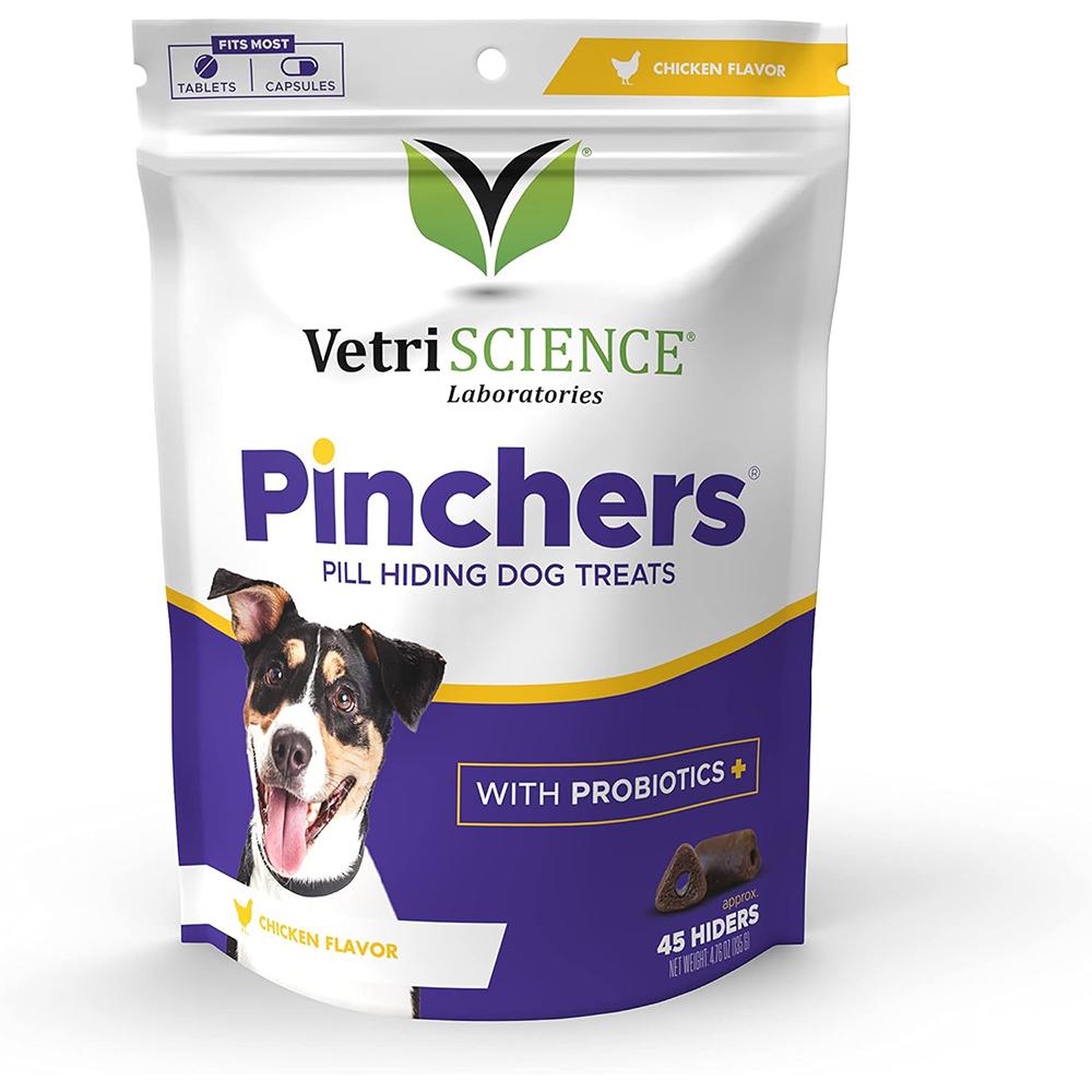 Pinchers Pill Hiding Dog Treats Chicken 45ct