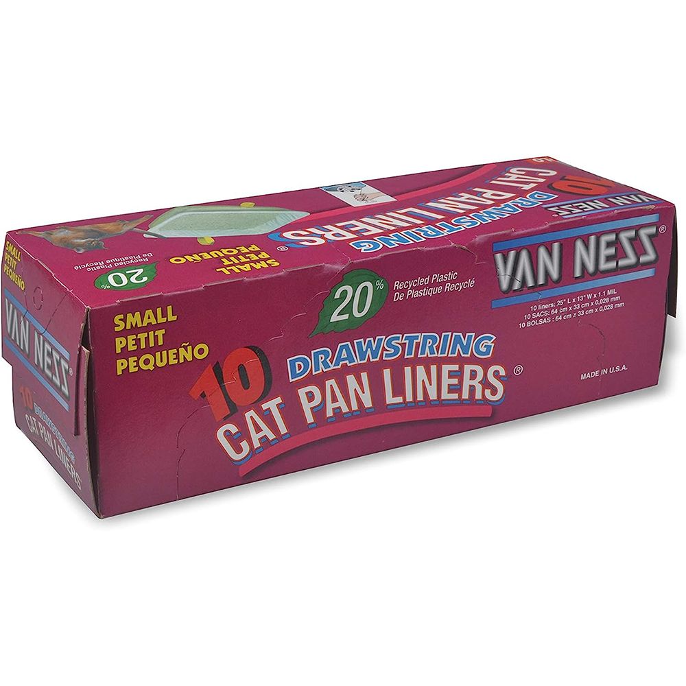 VAN NESS Small Litter Liner Drawstring 16x12 20ct