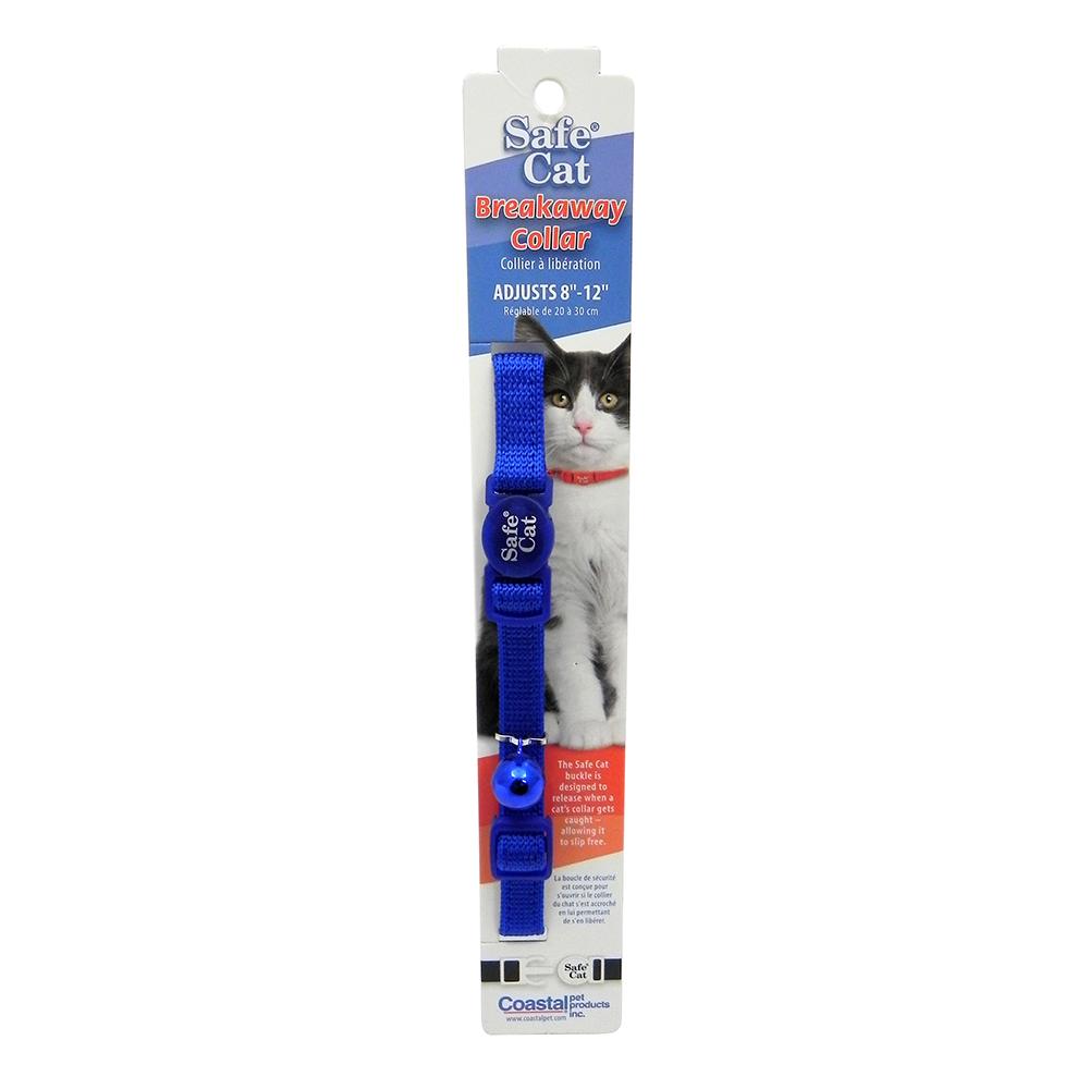 Nylon Cat Collar Breakaway Blue